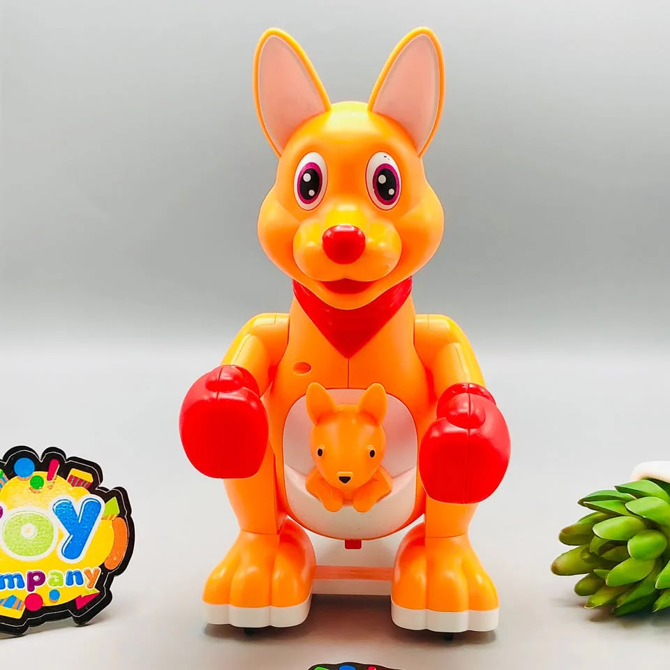 Battery Operated Hopping Kangaroo With Light & Sound - Image 3