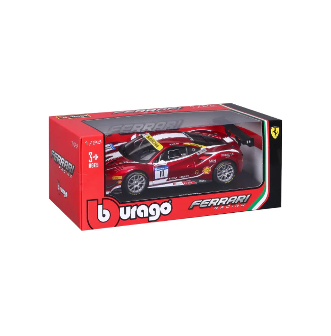 Bburago 1:24 Ferrari 488 Challenge Formula Racing 2017 - Image 3