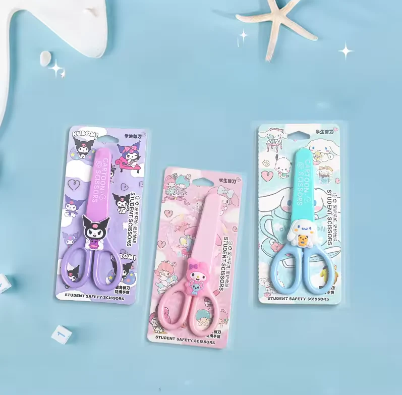 Cartoon Safety Student  Scissors - Image 3