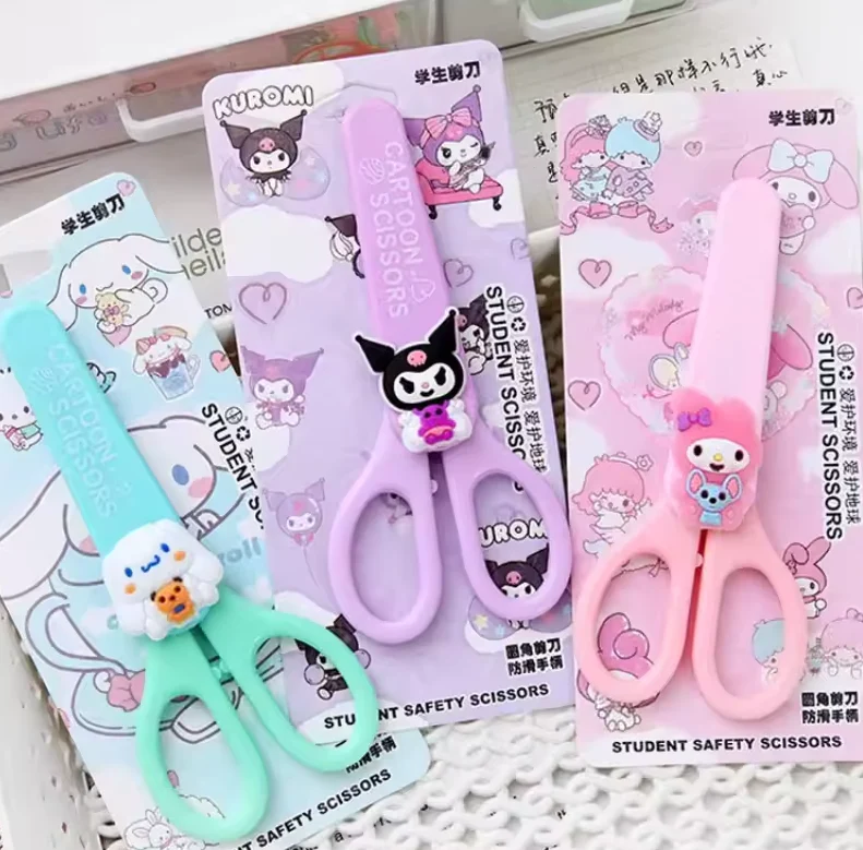 Cartoon Safety Student  Scissors - Image 4