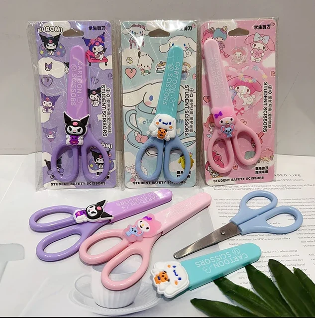 Cartoon Safety Student  Scissors - Image 5