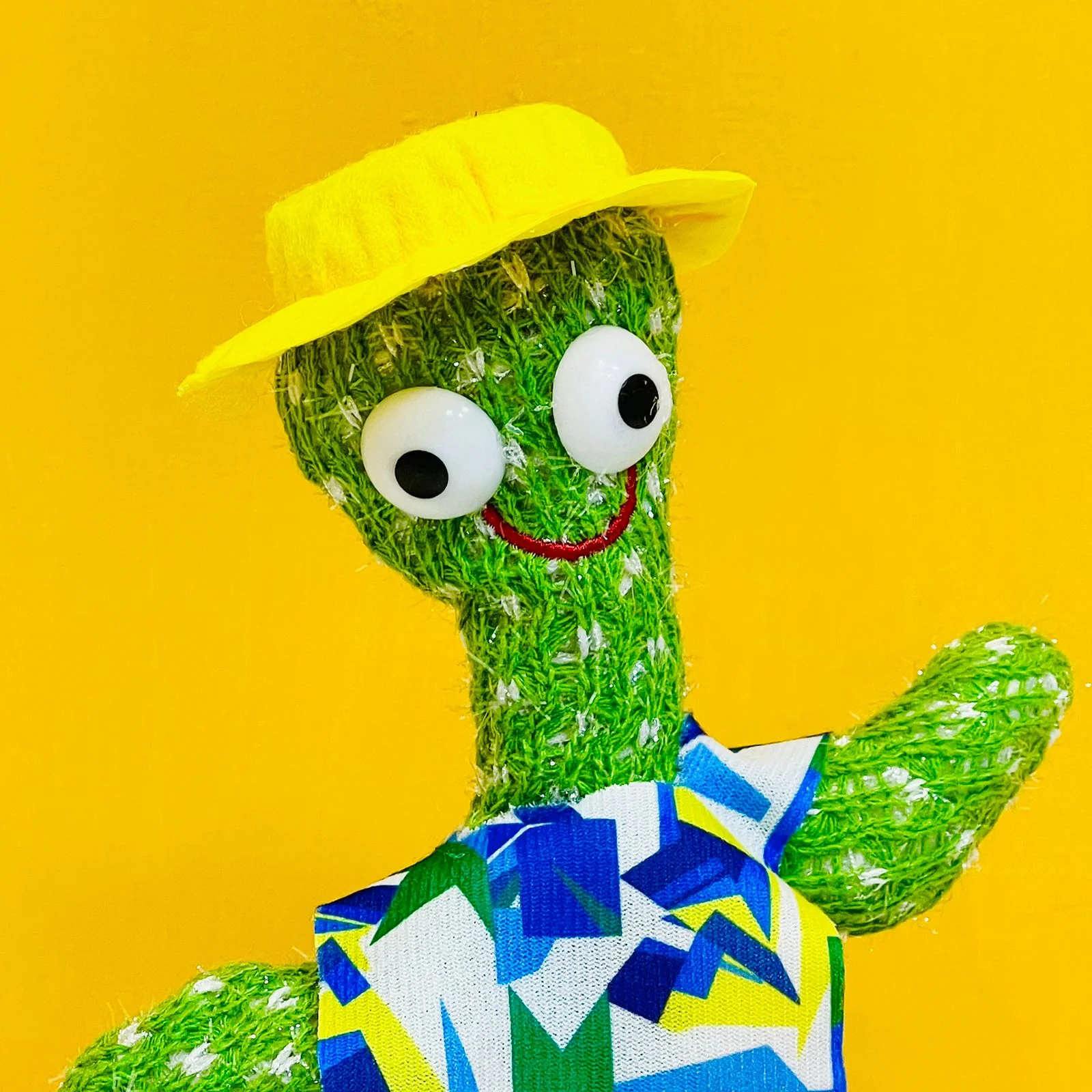 Rechargeable Cute Dancing and Talking Cactus - Large - Image 4
