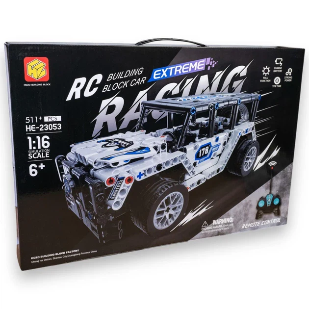 DIY 511Pcs RC 1:16 Jeep Racing Building Blocks Model - Image 2