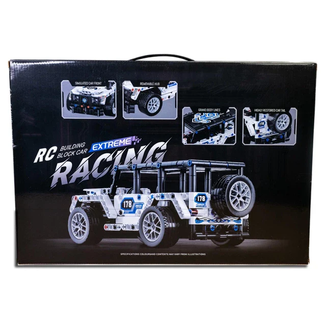 DIY 511Pcs RC 1:16 Jeep Racing Building Blocks Model - Image 4