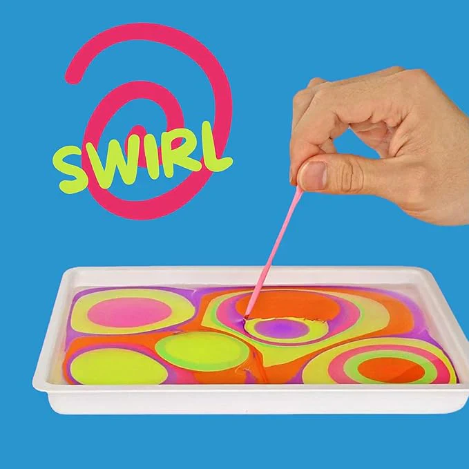 DIY Kids Magic Marbling Paint Art Kit - Image 3