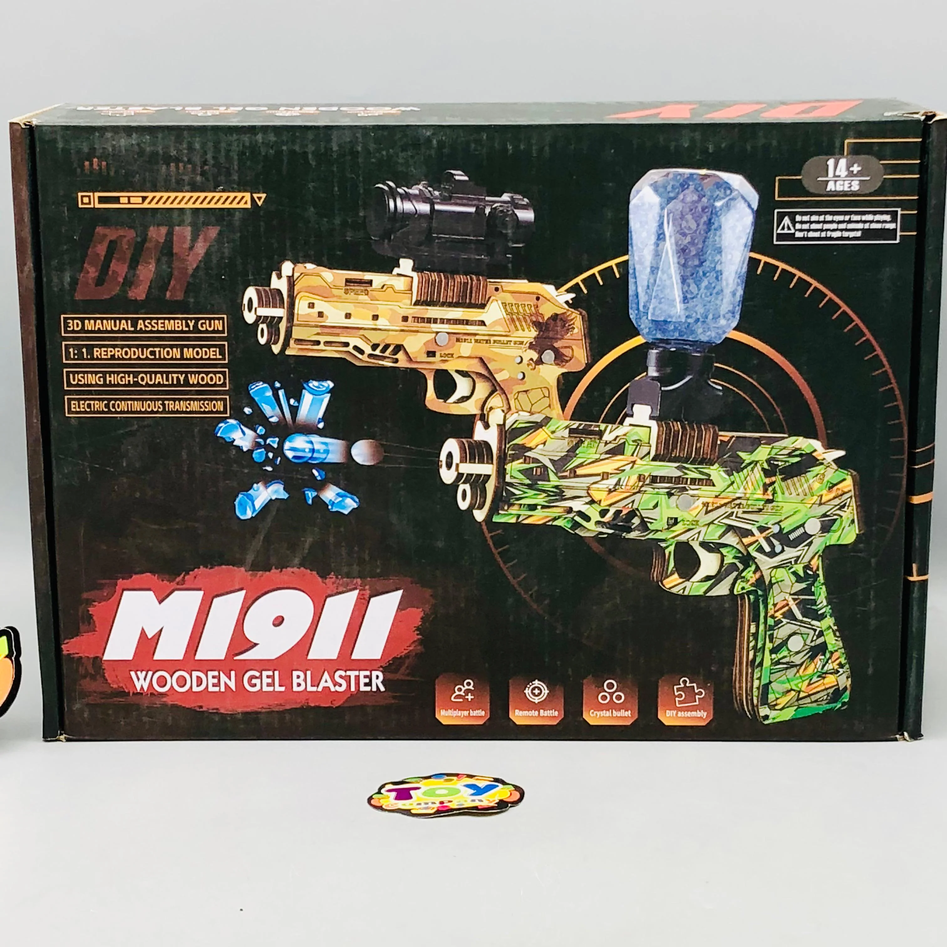 DIY M1911 Wooden Gel Blaster Shooting Pistol - Image 6