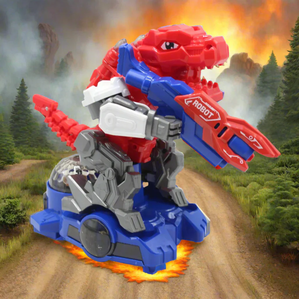 Electric Spray Dinosaur With Light & Sound - Image 5