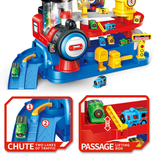 Electric Spray Train Adventure Track Set - Image 9