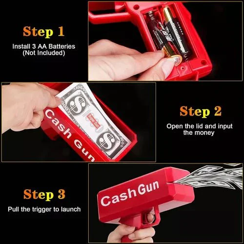 Electric Super Money Rain Gun Toy - Image 3
