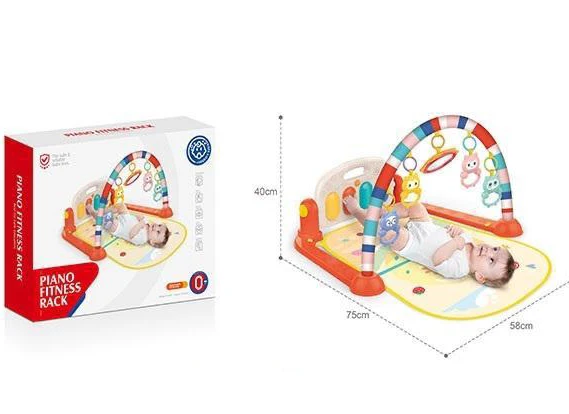 Huanger Baby Owl Piano Play Gym - Orange - Image 4