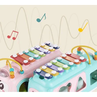 Huanger Multi-functional Xylophone Music Bus - Image 4