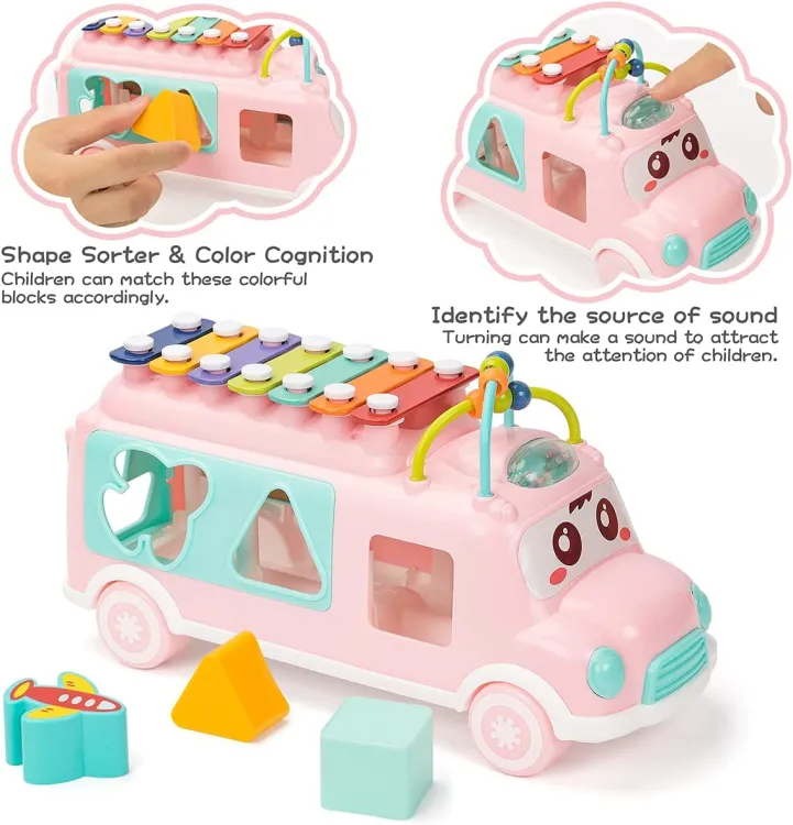 Huanger Multi-functional Xylophone Music Bus - Image 7