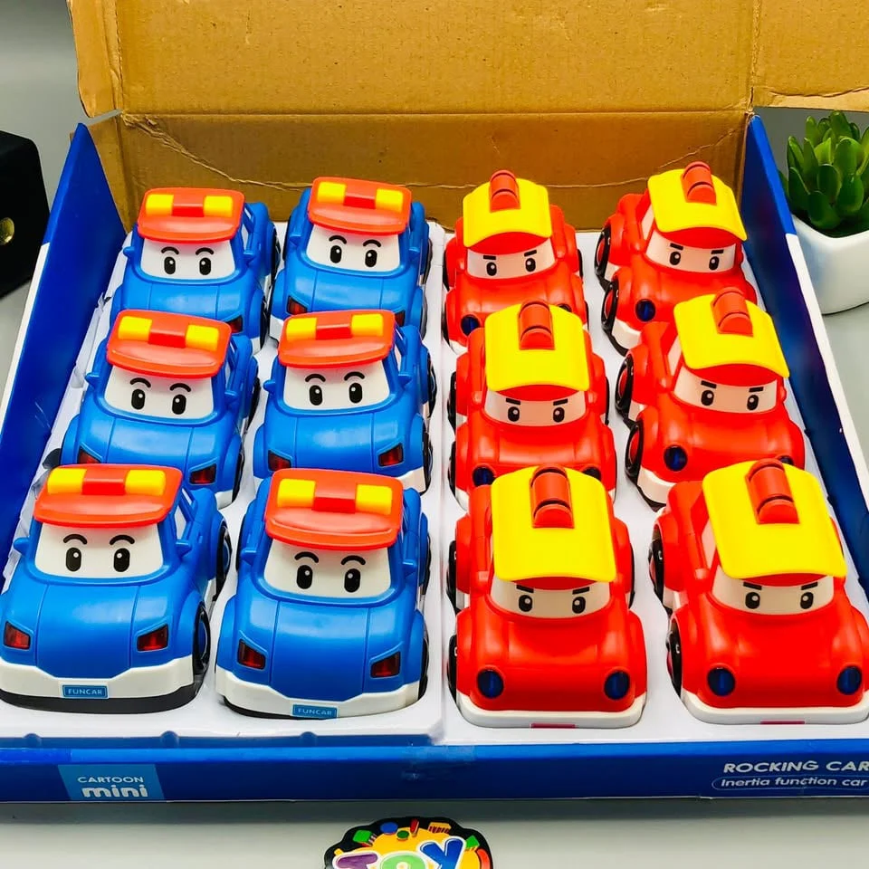 Inertial Power Mini Cartoon Rocking Car - Image 8