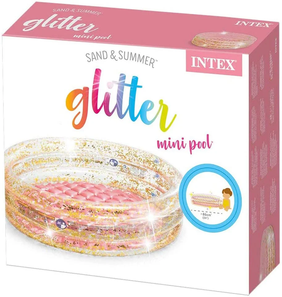 Intex Inflatable Glitter Mini Pool ‎86 x 86 x 25 cm - Image 3