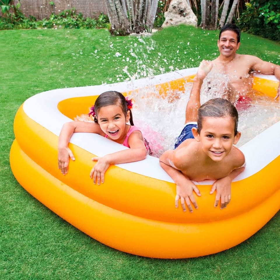 Intex Mandarin Swim Center Family Swimming Pool - 90"x58"x18" - Image 2