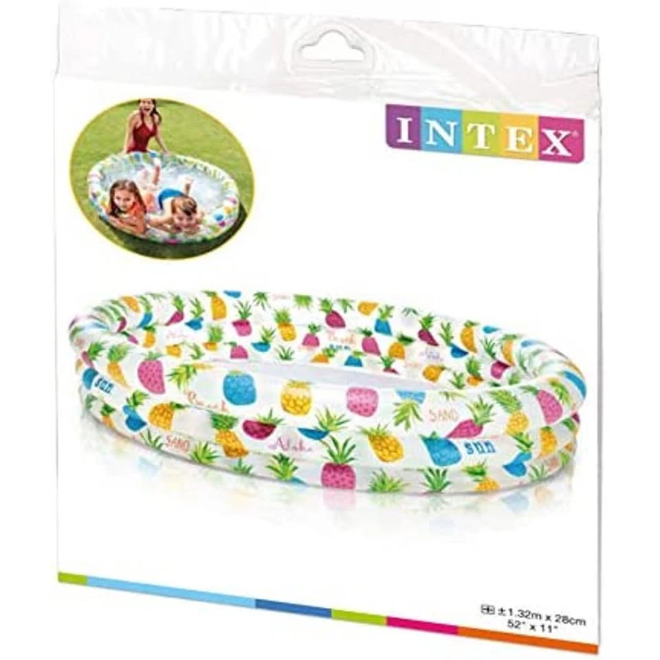 INTEX Pineapple Splash Kids Pool 52"x11" - Image 2