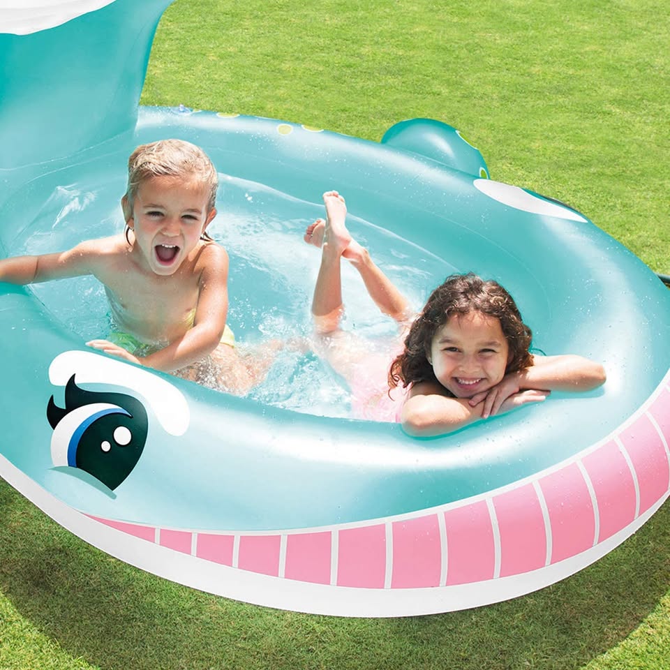 Intex Whale Spray Pool (79” x 77” x 36”) - Image 2