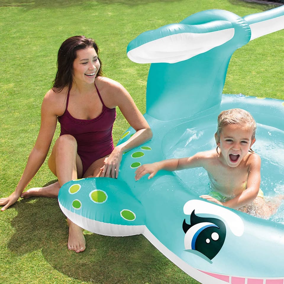 Intex Whale Spray Pool (79” x 77” x 36”) - Image 3