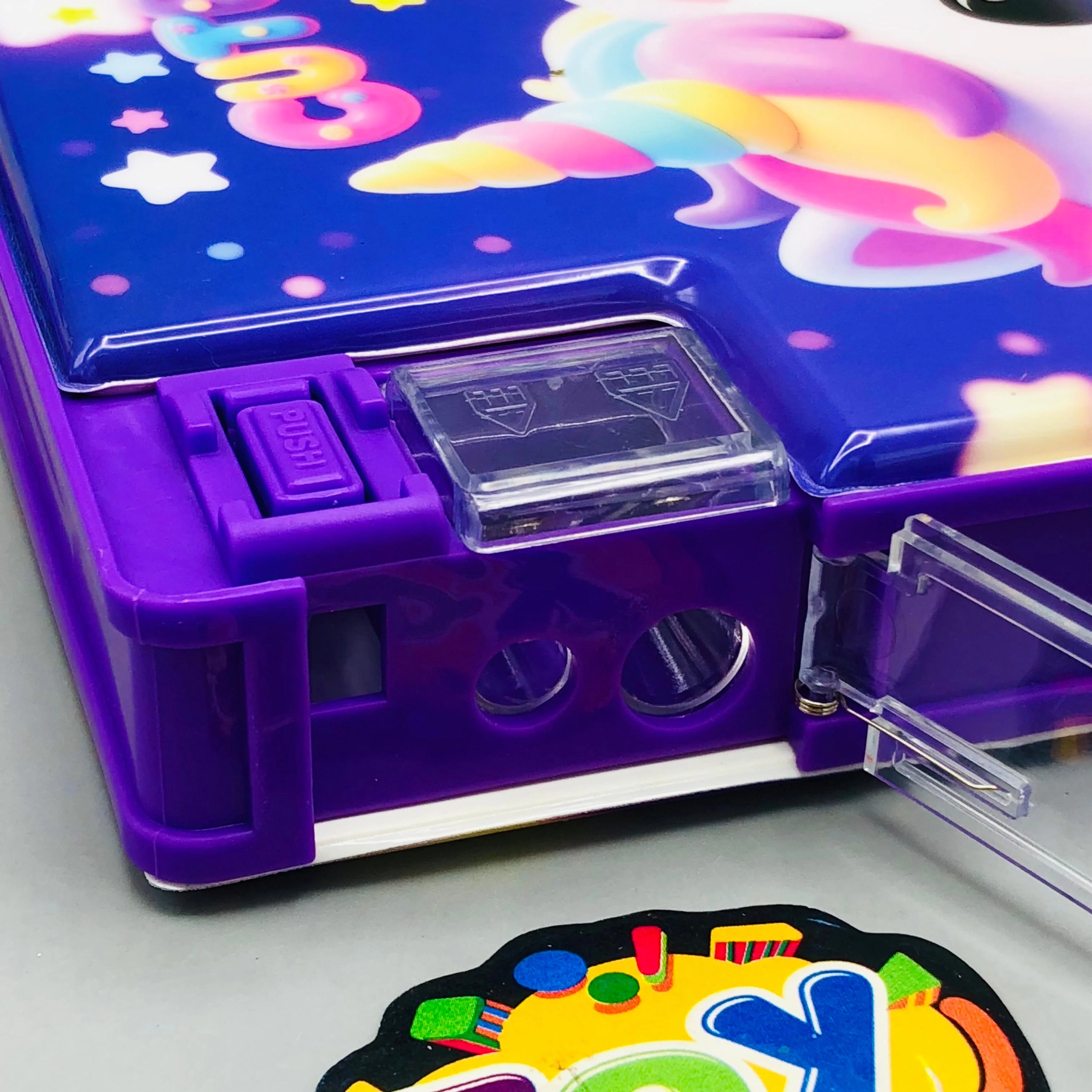 Jumbo Unicorn Double-Sided Geometry Box With Dual Sharpener - Image 3