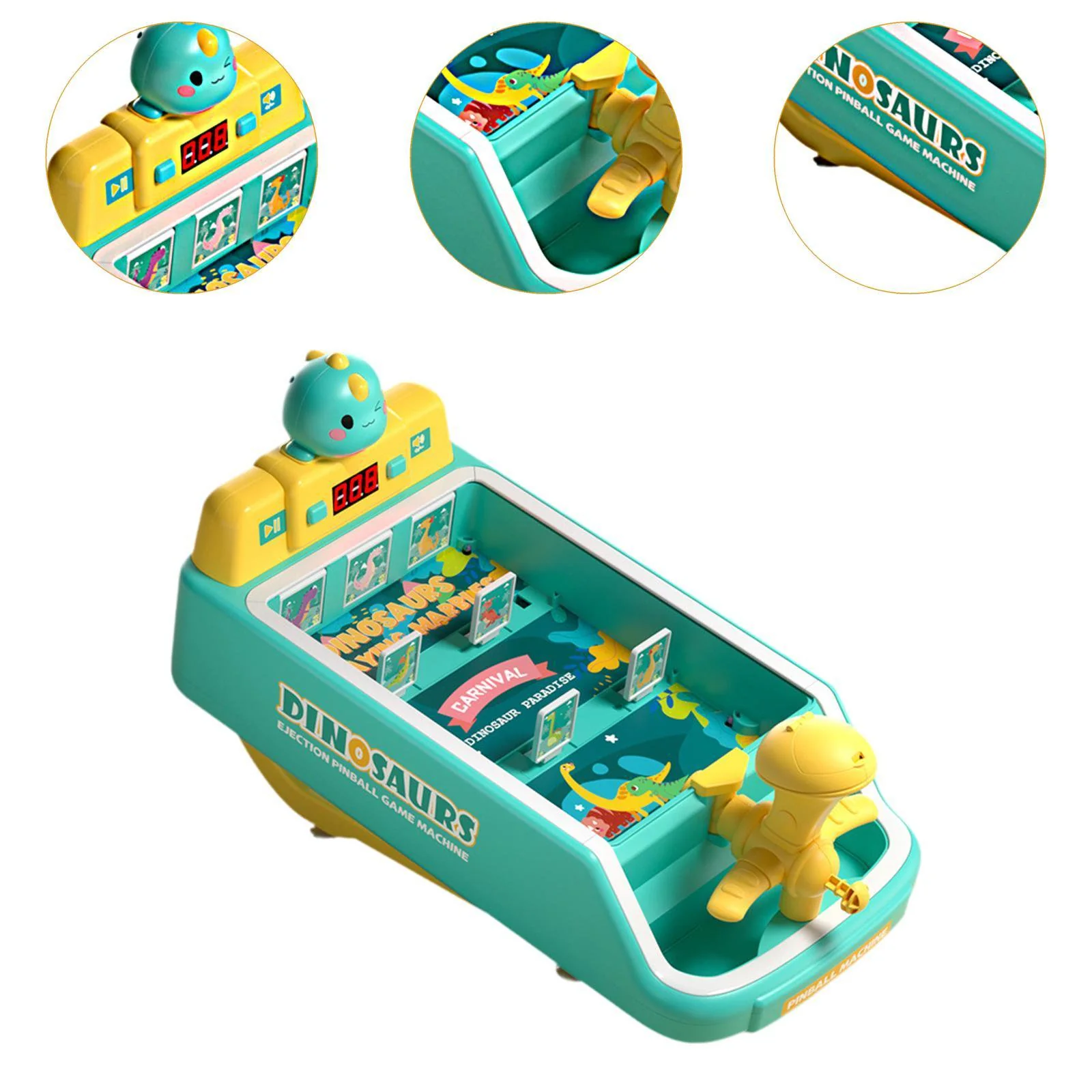 Kids Dinosaur Themed Large Pinball Shooting Machine - Image 5