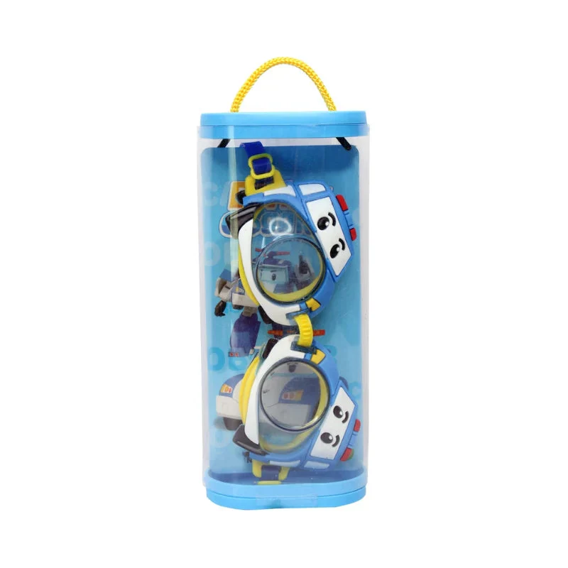 Kids Silicon Adjustable Swimming Goggles - Assortment - Image 5