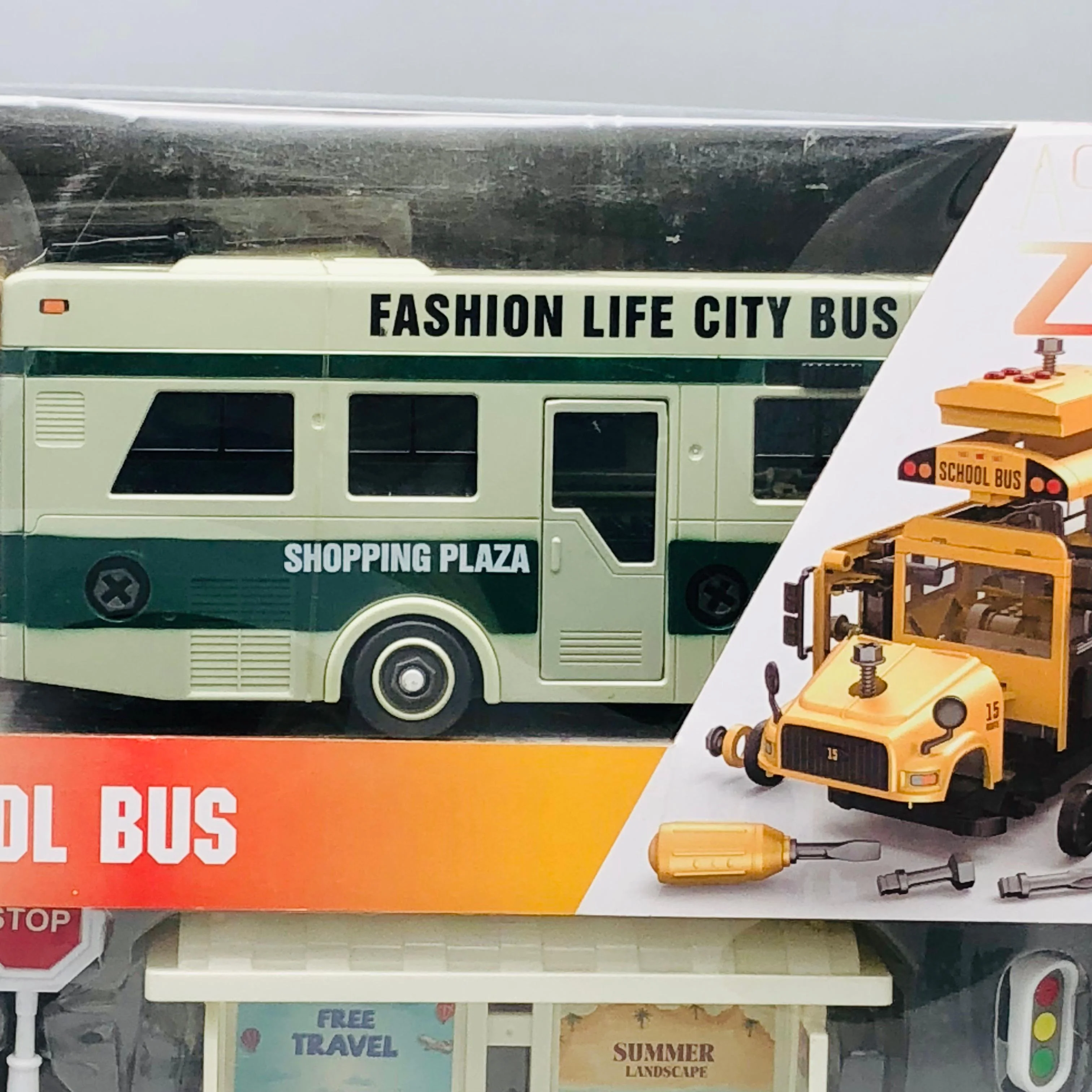 Large Detachable Kids School Bus With Light & Sound - Image 3
