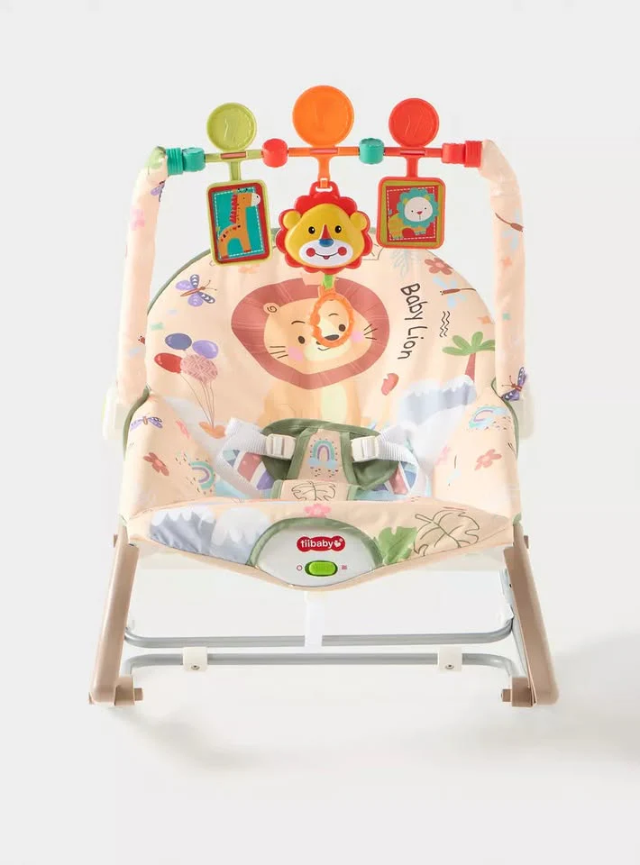 Lion Infant To Toddler Baby Musical Rocker - Image 4