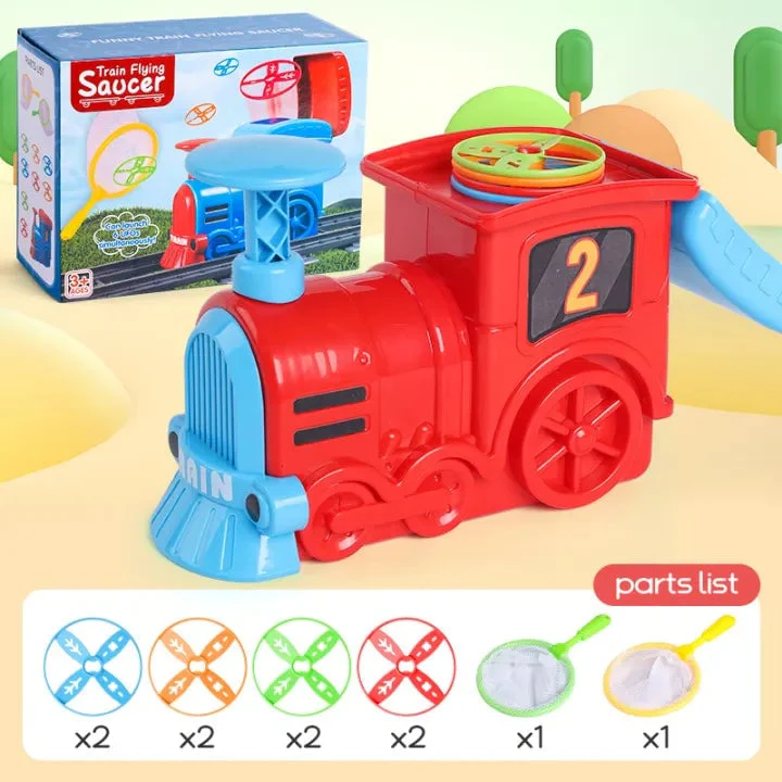 Manual Flying Saucer Train Toy - Image 6