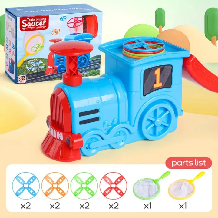 Manual Flying Saucer Train Toy - Image 9