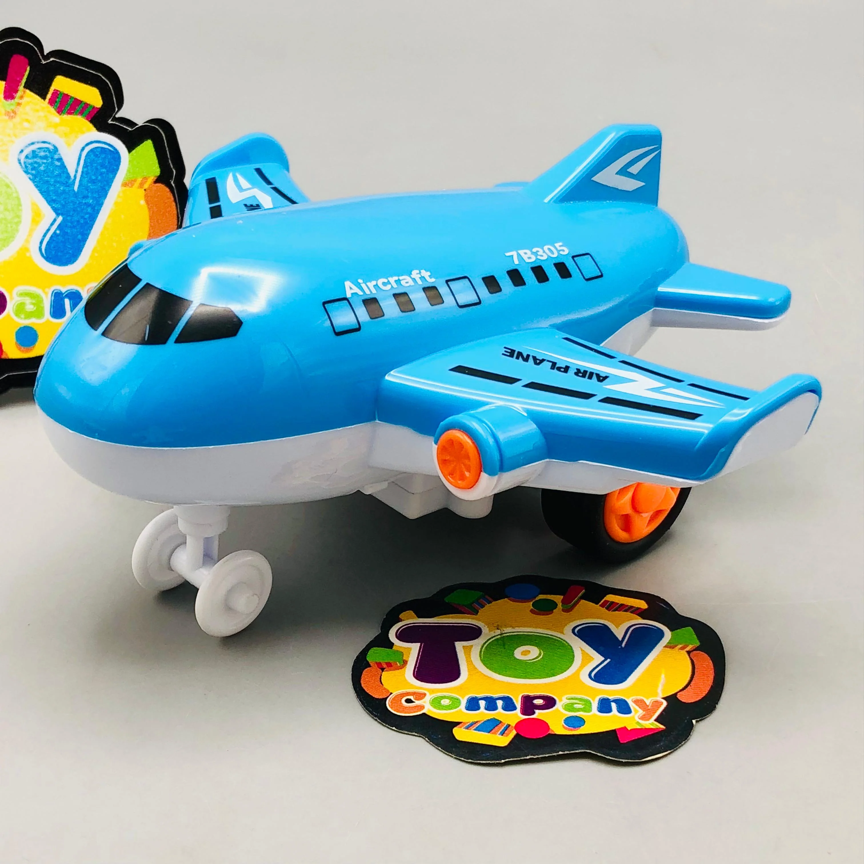 Mini ABS Inertial Cartoon Airplane - 1Pc - Image 8