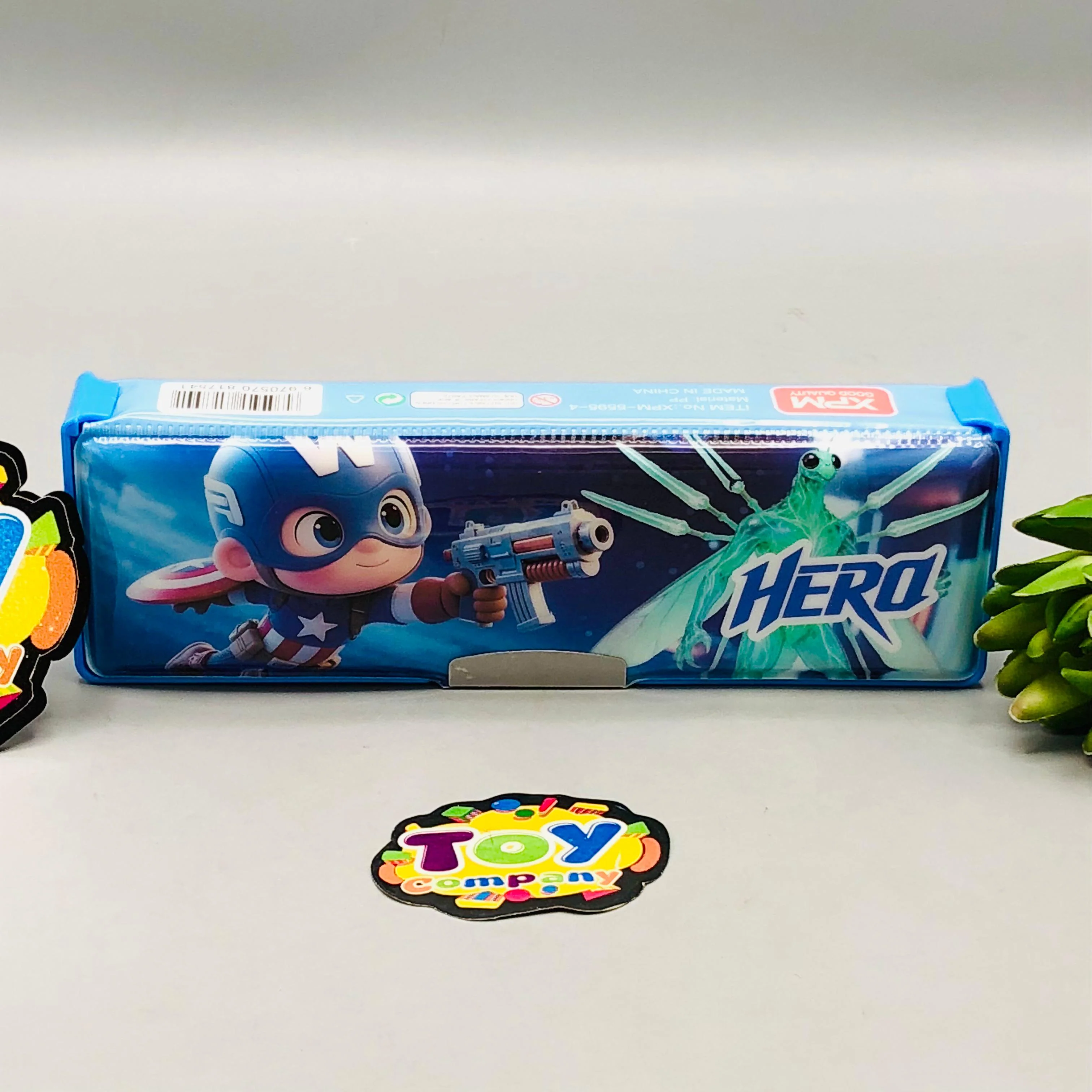 Mini Hero Themed Double-Sided Geometry Box - Blue - Image 4
