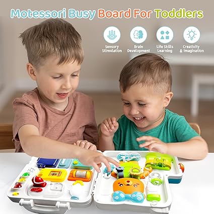 Multi-functional Montessori Puzzle Busy Book - Image 10