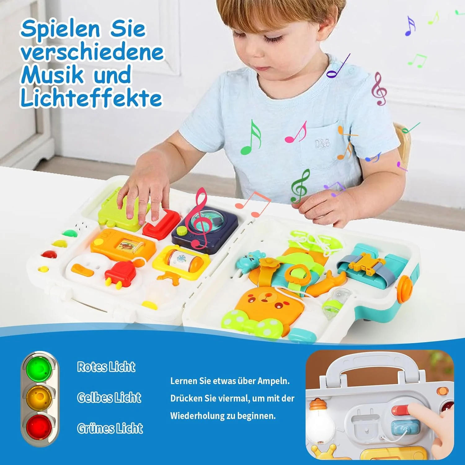 Multi-functional Montessori Puzzle Busy Book - Image 12