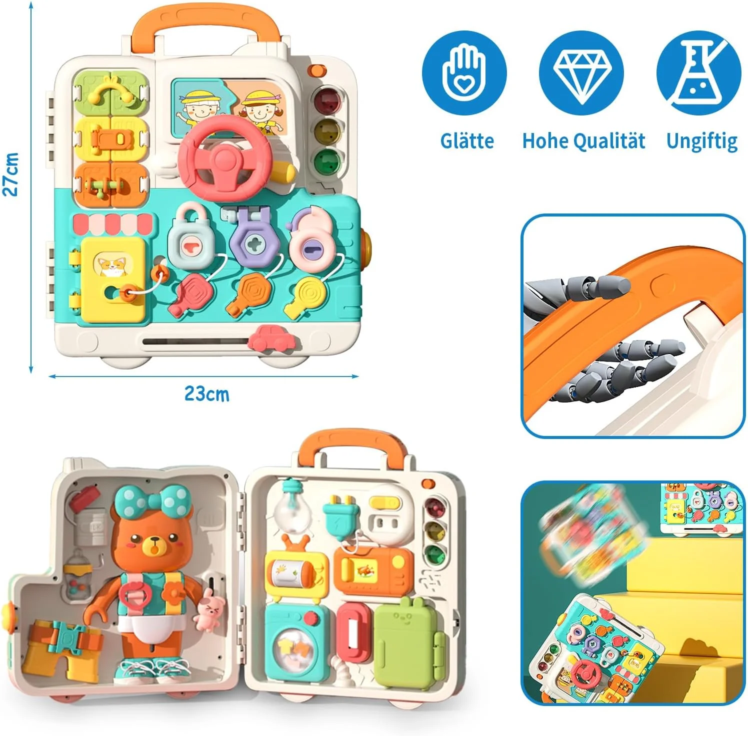 Multi-functional Montessori Puzzle Busy Book - Image 15
