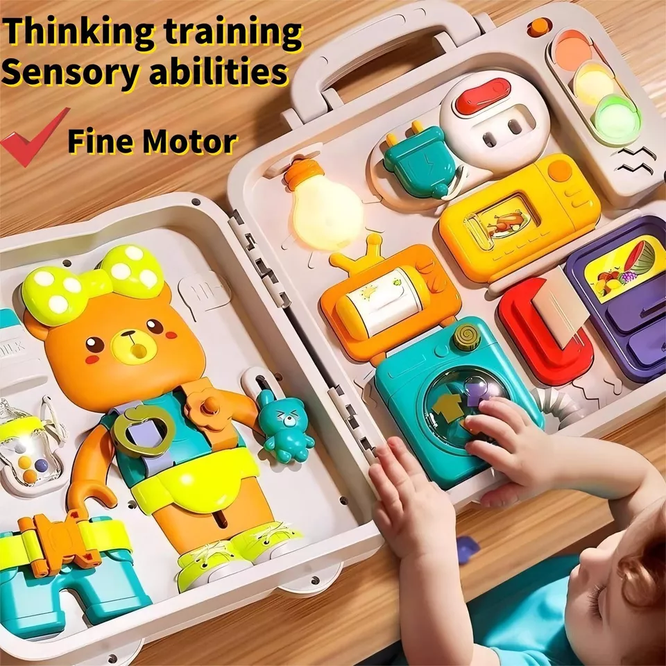 Multi-functional Montessori Puzzle Busy Book - Image 2