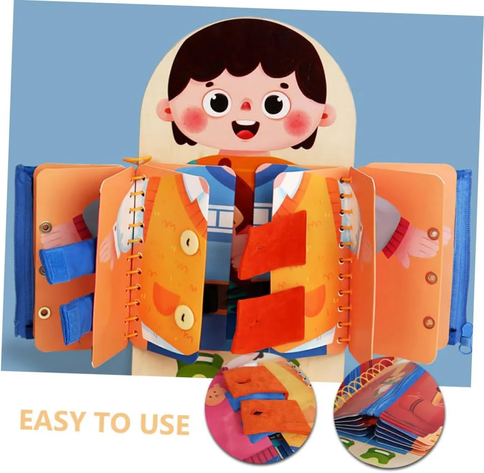 Multi-functional Wooden Montessori Busy Board - Image 2