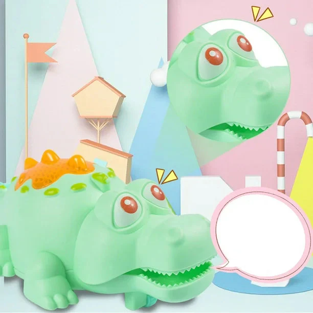Newborn Pull Along Crocodile Light-up Toy - 1Pc - Image 4
