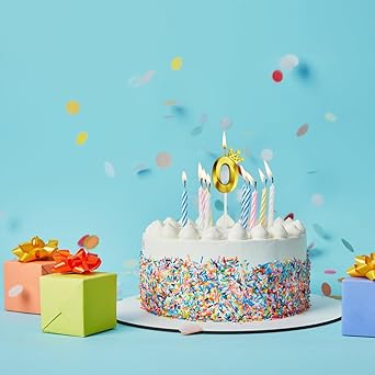 Number 0 Crown Designed Birthday Candle - Image 4