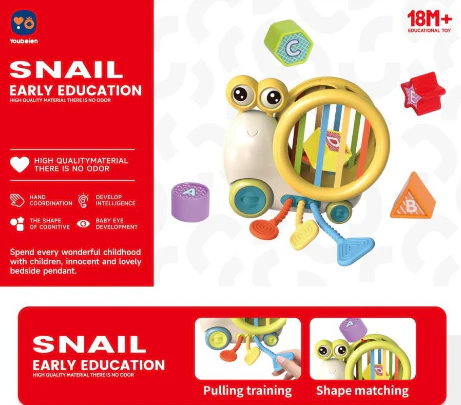 Premium Baby Snail Activity Toy - Image 17