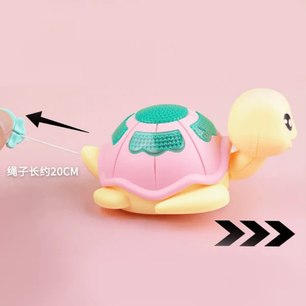 Pull Along Turtle Light-up Toy - 1Pc - Image 7