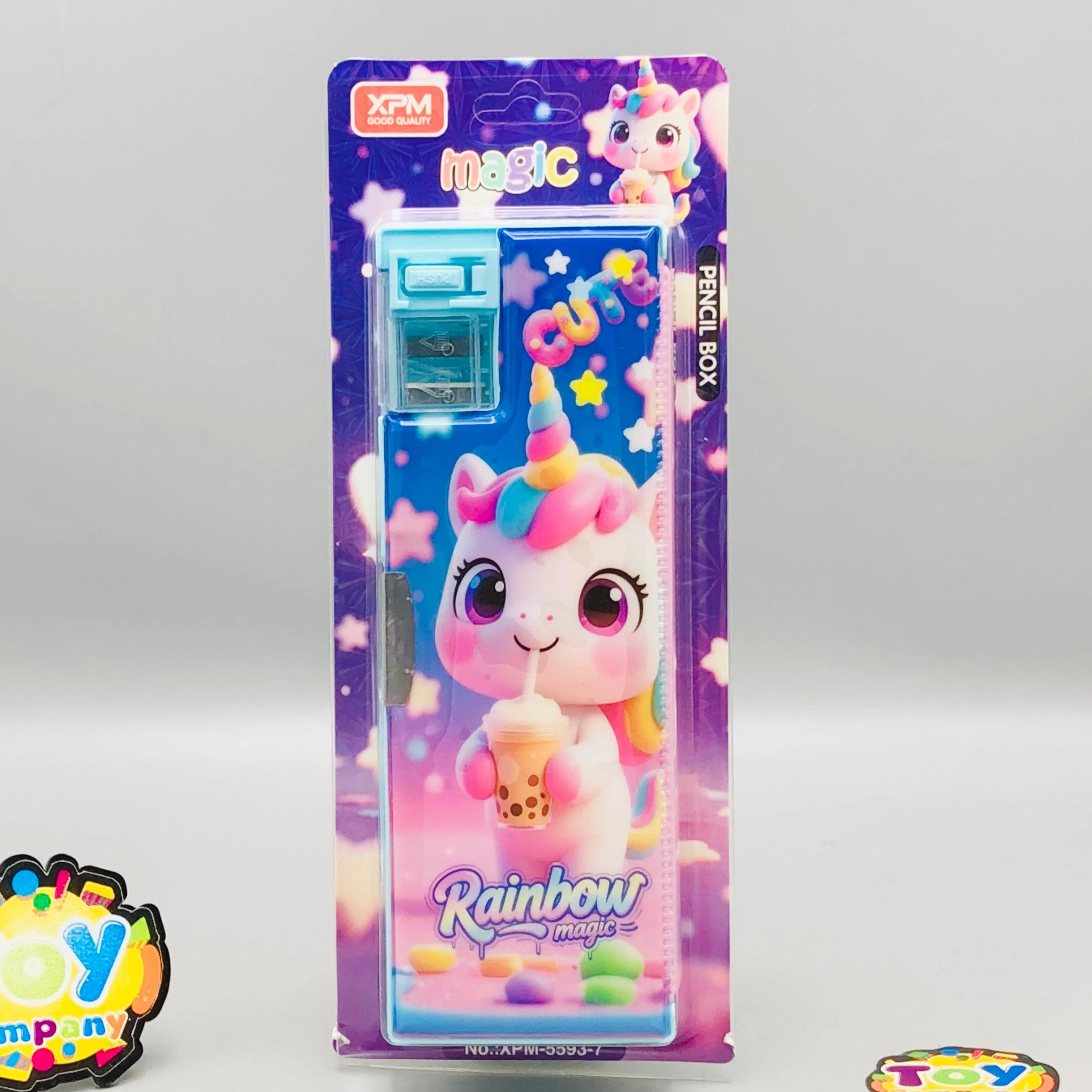 Rainbow Unicorn Double-Sided Geometry Box With Dual Sharpener - Image 7