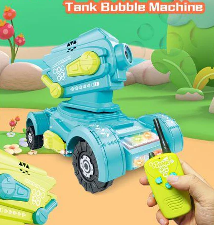 RC Tank Colorful Bubble Machine - Image 3