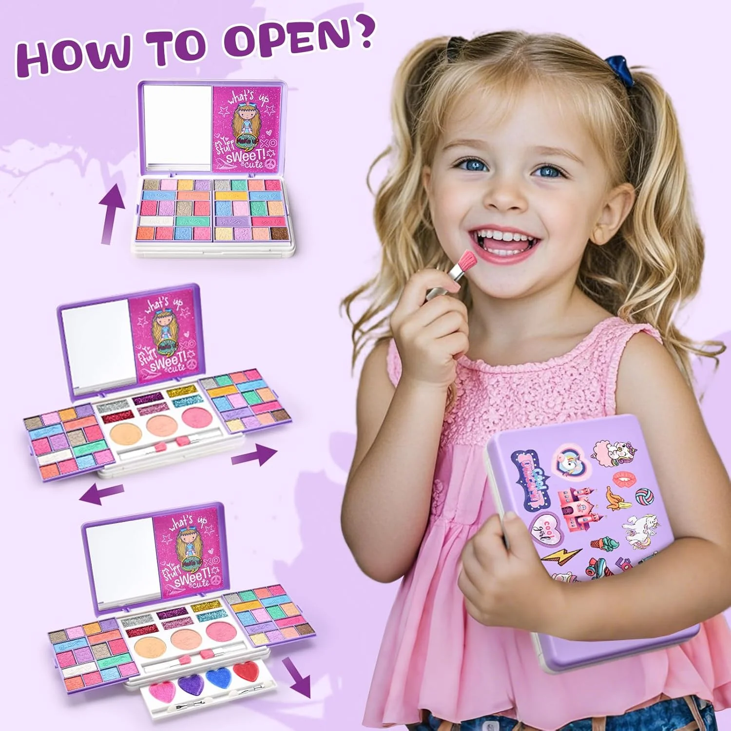 Realistic Unicorn Pretty Mini Makeup Kit - Image 8