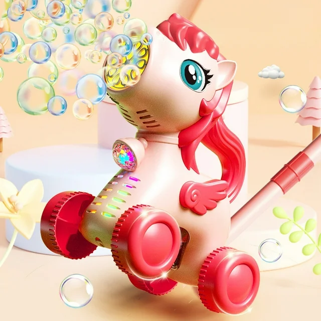 Rechargeable Cute Unicorn Bubble Machine - Image 3
