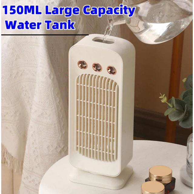 Rechargeable Shaking Head Spray Circulating Fan - Image 5