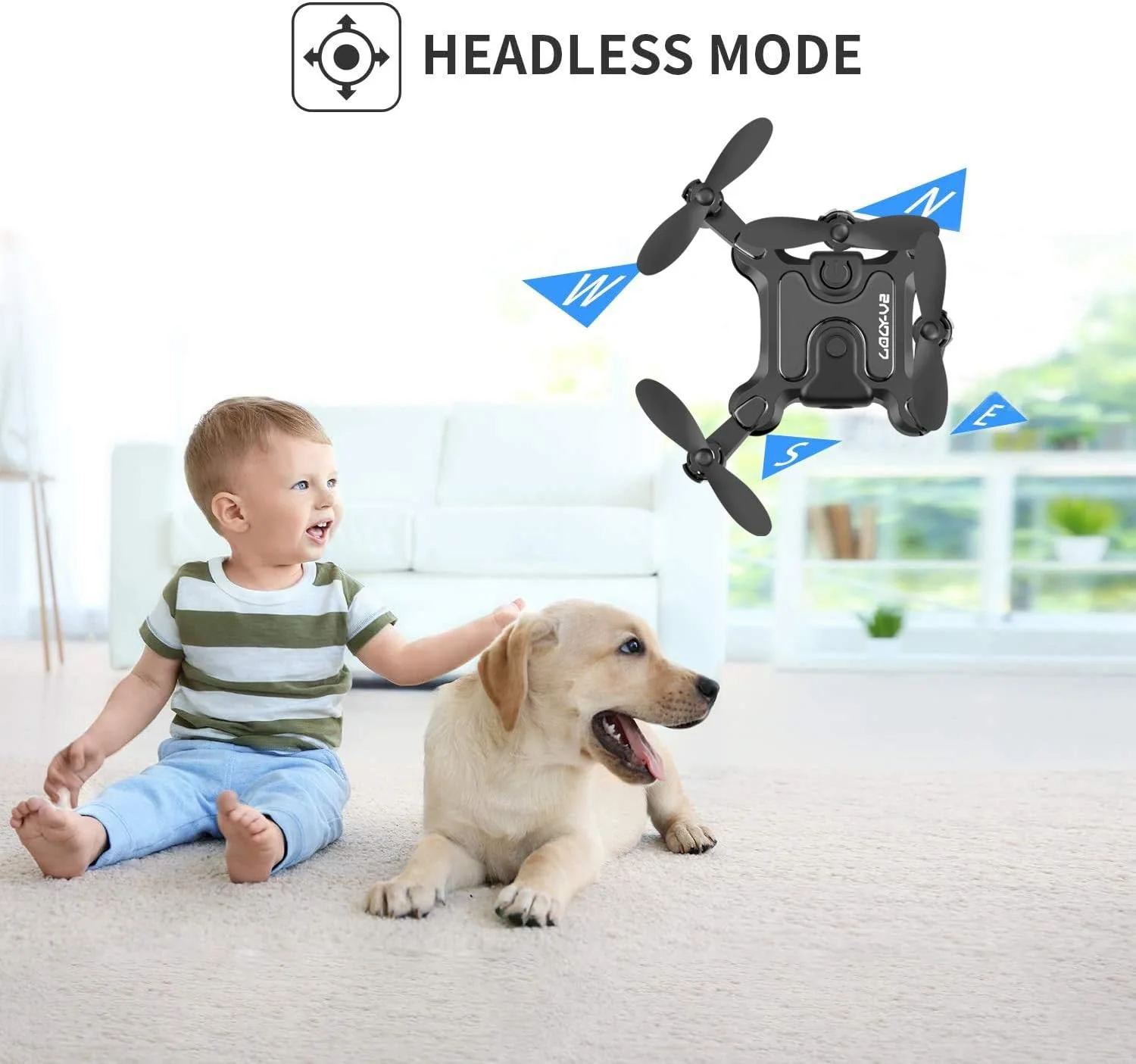 Remote Control Mini Pocket Drone With Light - Image 6