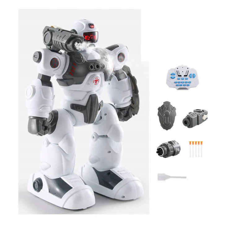 Remote & Gesture Control Spray & Bullet Shooting Robot - Image 9