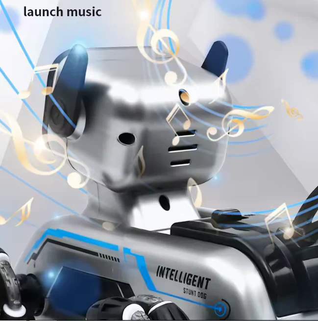 Remote & Watch Control Stunt Spray Robot Dog - Image 4