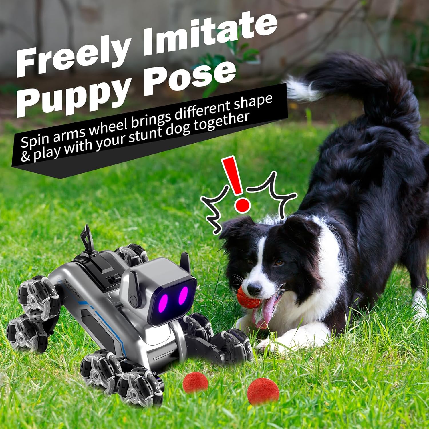 Remote & Watch Control Stunt Spray Robot Dog - Image 9