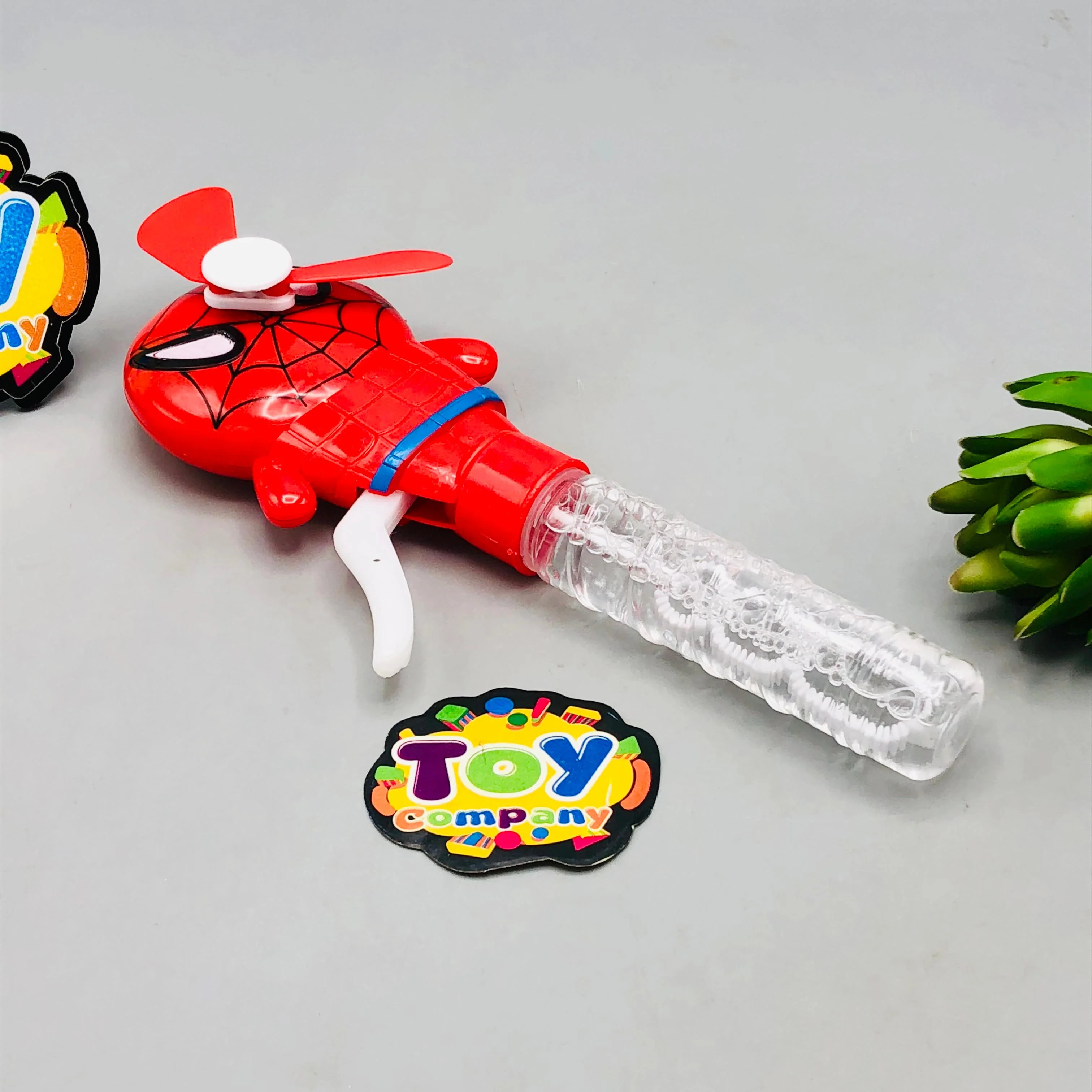 Spiderman Hand Press Fan & Bubble Stick - 1Pc - Image 6